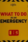 What to do in an emergency