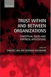 Trust within and between organizations