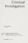 Criminal investigation