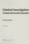 Criminal investigation