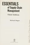 Essentials of supply chain management