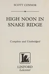 High noon in Snake Ridge
