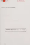Anti-social behaviour law