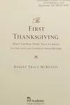 The first Thanksgiving