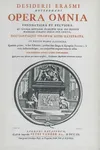 Opera omnia Desiderii Erasmi