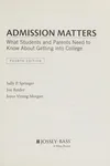 Admission matters