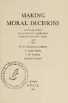 Making moral decisions