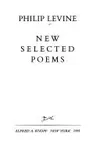 New selected poems