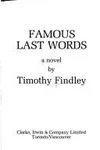 Famous last words