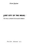 Lost city of the Incas