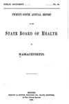 Annual report of the State Board of Health of Massachusetts. 1875