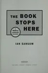 The book stops here