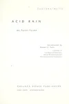 Acid rain