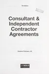 Consultant & independent contractor agreements