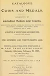 Catalogue of Coins and Medals