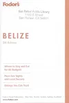 Fodor's Belize