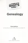 The complete idiot's guide to genealogy