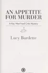 An appetite for murder