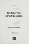 Tax savvy for small business