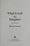 What is left the daughter