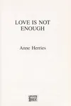 Love is not enough