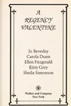 A Regency Valentine