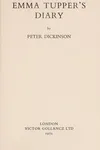 Emma Tupper's diary