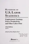Handbook of U.S. labor statistics
