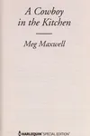A cowboy in the kitchen