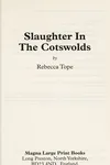 Slaughter in the Cotswolds