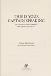 This is your captain speaking