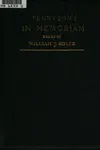 In memoriam