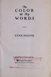 The color of my words