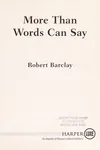 More than words can say