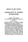 Annual Report of the Council of the Corporation of Foreign Bondholders