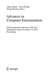 Advances in Computer Entertainment