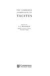 The Cambridge companion to Tacitus