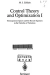 Control theory and optimization I