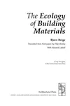 The ecology of building materials