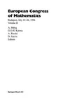 European Congress of Mathematics