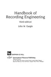 Handbook of Recording Engineering