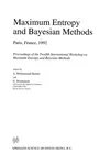 Maximum Entropy and Bayesian Methods