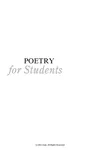 Poetry for students