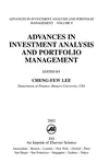 Advances in investment analysis and portfolio management