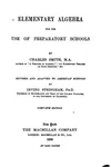 Elementary Algebra