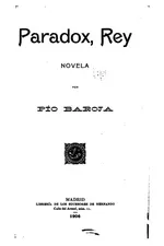 Cover of Paradox, Rey: Novela