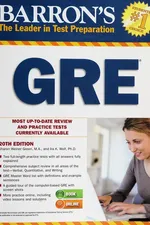 Capa de Barron's GRE