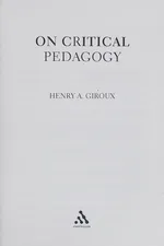 Cover of On critical pedagogy