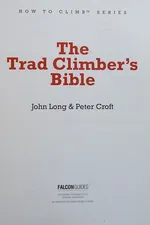 Capa de The trad climber's bible