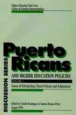 Capa de Puerto Ricans and Higher Education Policies